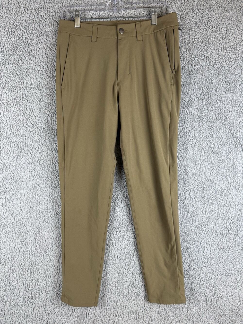 Lululemon Pants Mens 30x32 Brown Commission Slim Performance Ventilight Chino